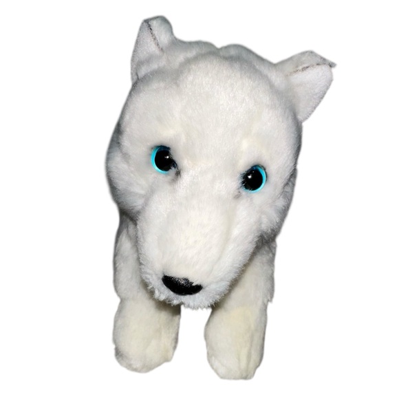 RARE Save Our Space Classic Arctic Fox Plush Realistic Leosco Stuffed Animal HTF - Picture 2 of 11